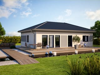 Fertighaus One 97 von Bärenhaus Schlüsselfertig ab 184980€, Bungalow Außenansicht 1