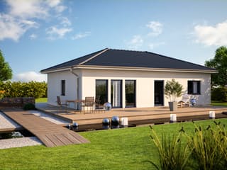 Fertighaus One 97 von Bärenhaus Schlüsselfertig ab 184980€, Bungalow Außenansicht 3