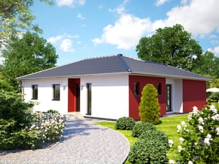 Fertighaus One 98 von Bärenhaus Schlüsselfertig ab 194844€, Bungalow Außenansicht 2