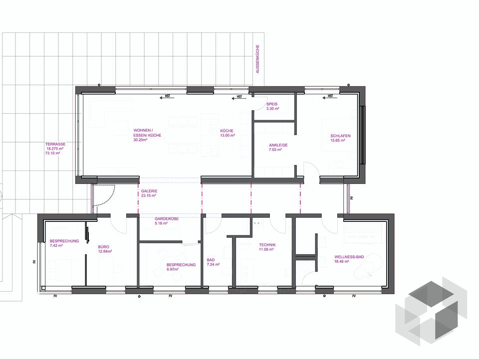 open - MH Fellbach von LUXHAUS Grundriss
