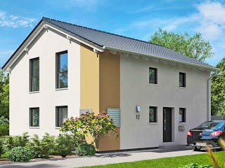 Fertighaus Oslo von Fingerhut Haus Schlüsselfertig ab 403506€, Satteldach-Klassiker Außenansicht 1