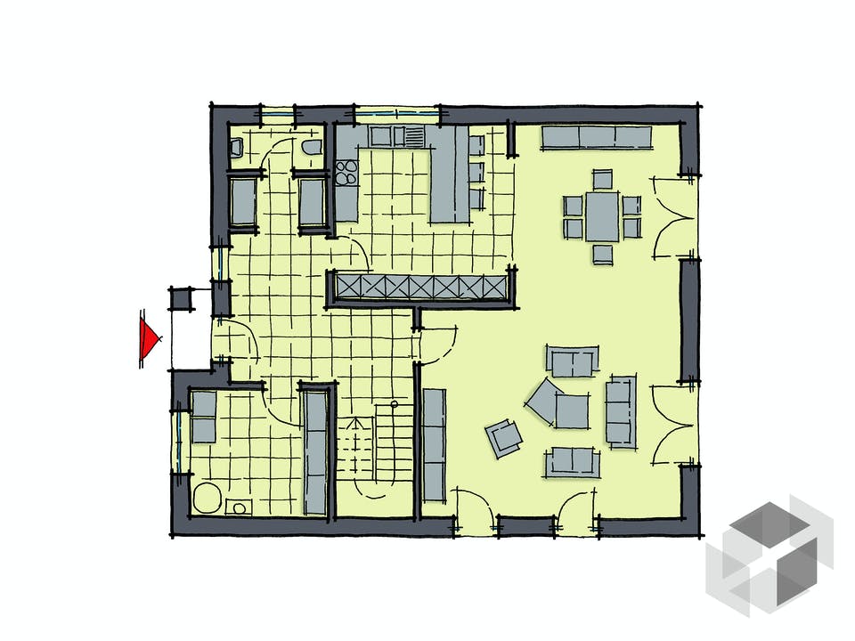 Ostia von GUSSEK HAUS Grundriss