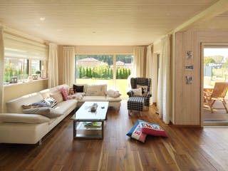 Fertighaus Ostwestfalen von Becker 360 Schlüsselfertig ab 414900€, Satteldach-Klassiker Innenansicht 1