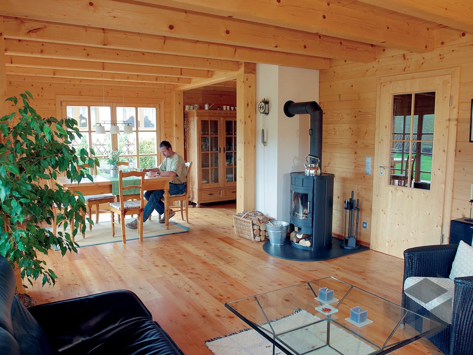 Ottenbach von Rems-Murr-Holzhaus Innenansicht
