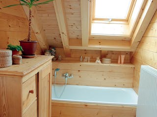 Blockhaus Ottenbach von Rems-Murr-Holzhaus Ausbauhaus ab 275044€, Blockhaus Innenansicht 3