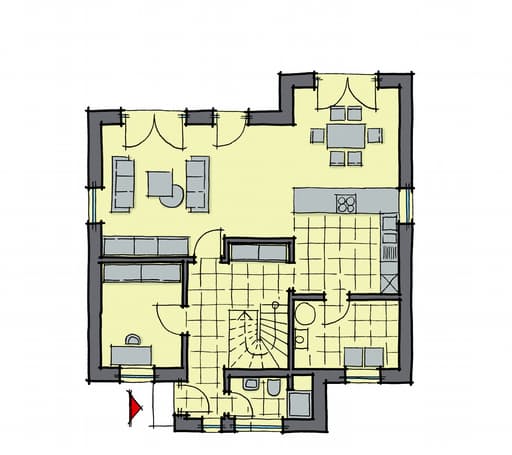 Gussek Haus - Pappelallee Var. 1 EG