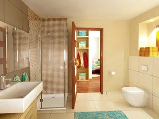 Fertighaus Park 152.1P von Danwood - Österreich Schlüsselfertig ab 206700€, Pultdachhaus Innenansicht 2