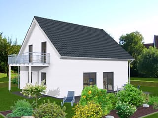 Fertighaus Paul von Zimmermann Haus, Satteldach-Klassiker Außenansicht 2