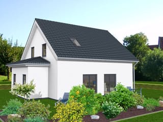 Fertighaus Paul von Zimmermann Haus, Satteldach-Klassiker Außenansicht 3