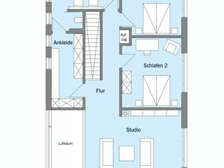 Fertighaus Pawliczec - Kundenhaus von Bau-Fritz Schlüsselfertig ab 1225000€, Cubushaus Grundriss 2