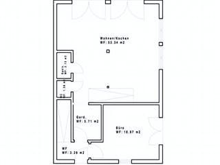 Fertighaus PD 170 von Sachsenheimer Fertighaus Schlüsselfertig ab 255340€, Satteldach-Klassiker Grundriss 2
