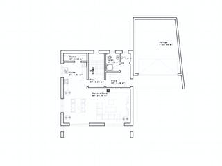 Fertighaus PD142 von Sachsenheimer Fertighaus Schlüsselfertig ab 249480€, Pultdachhaus Grundriss 2
