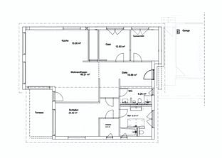 Pultdach Bungalow 156 Grundriss