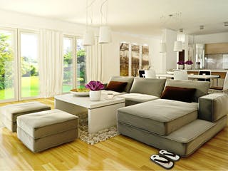 Fertighaus Perfect 124 von Danwood Schlüsselfertig ab 177000€, Bungalow Innenansicht 1