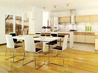 Fertighaus Perfect 124 von Danwood Schlüsselfertig ab 177000€, Bungalow Innenansicht 2