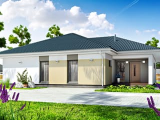 Fertighaus Perfect 125 von Danwood Schlüsselfertig ab 186900€, Bungalow Außenansicht 1