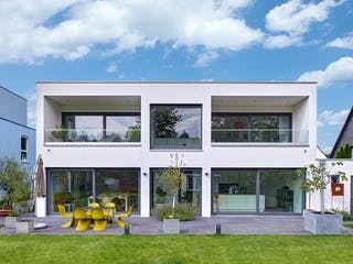 Fertighaus Stadtvilla Cube von petershaus, Stadtvilla Außenansicht 2