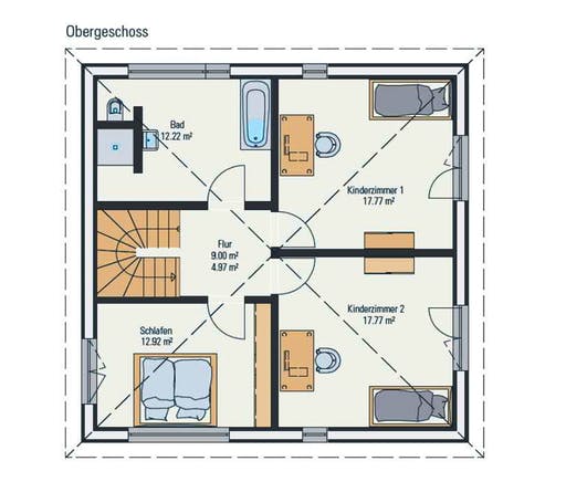 Petershaus - Stadtvilla Cube Floorplan 2
