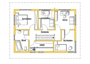 Petra (KfW-Effizienzhaus 40) Grundriss
