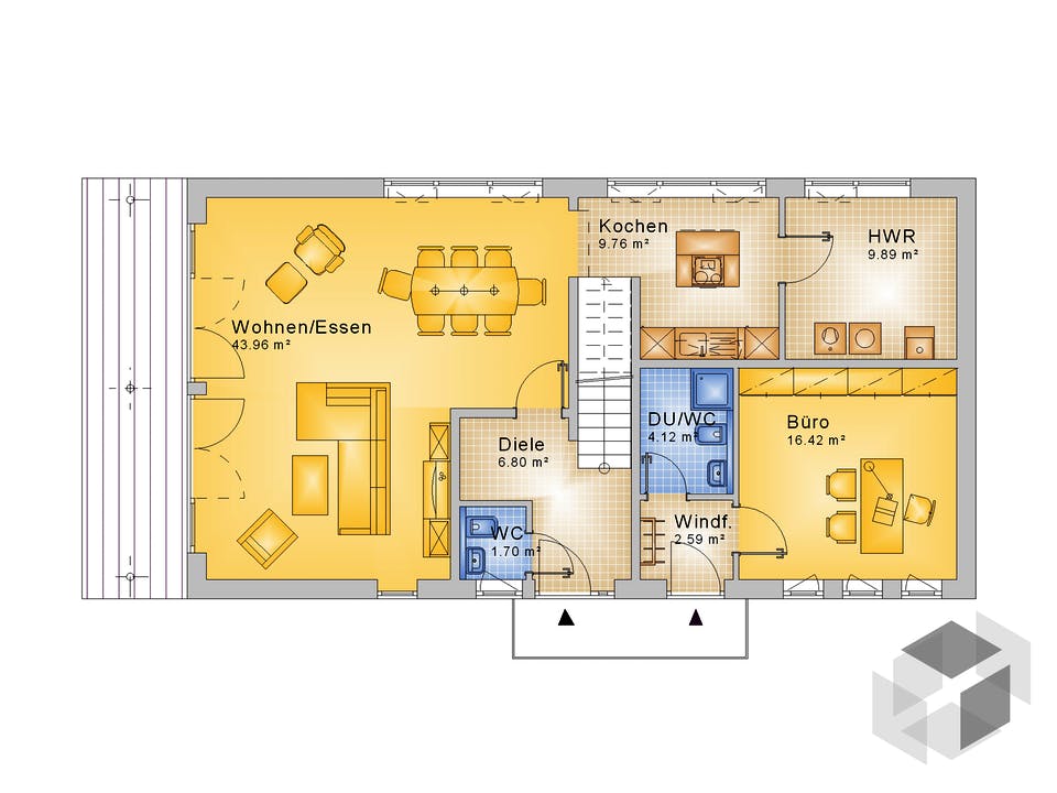 Bad Vilbel von Projekt Hausbau PHB Grundriss
