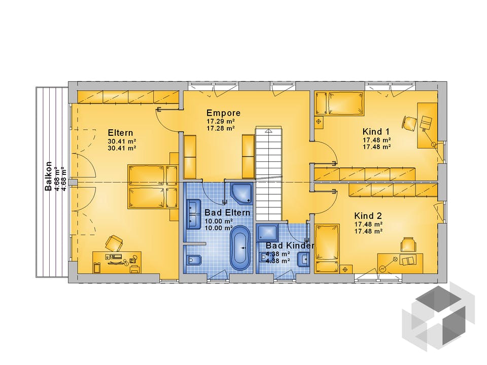 Bad Vilbel von Projekt Hausbau PHB Grundriss