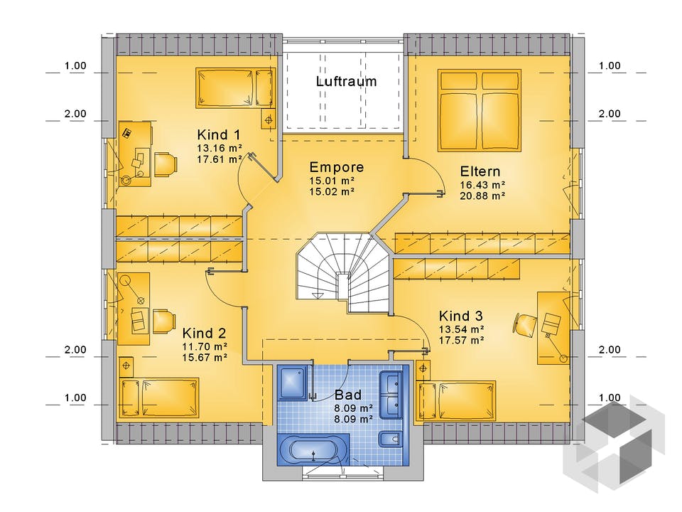 Mainz von Projekt Hausbau PHB Grundriss