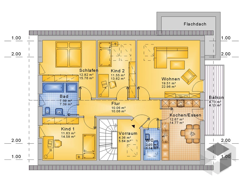 Offenbach von Projekt Hausbau PHB Grundriss