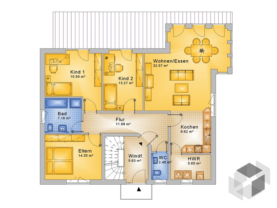Offenbach von Projekt Hausbau PHB Grundriss