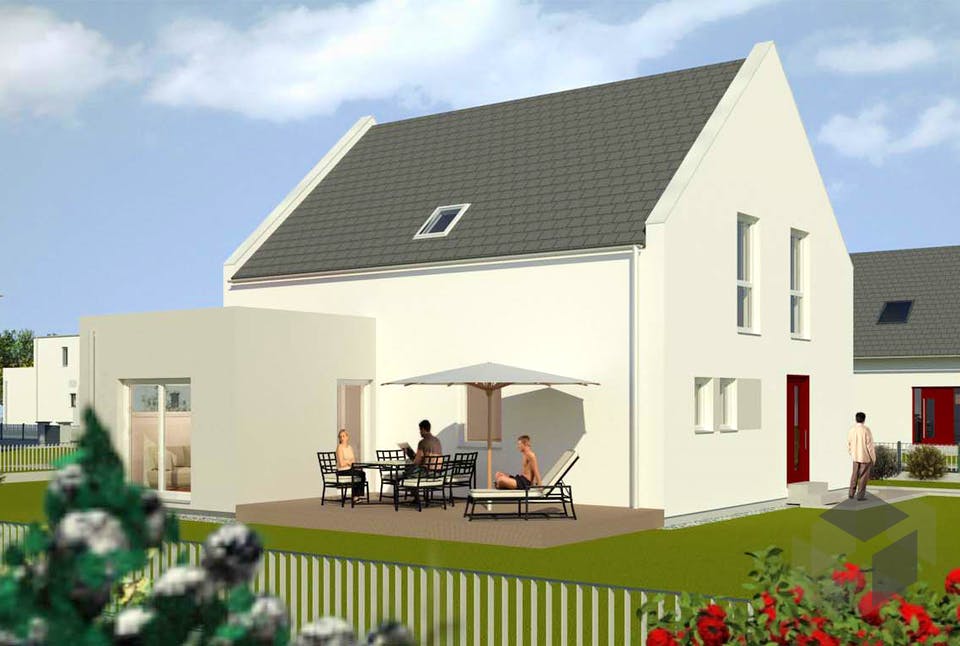 Planungsidee Satteldach Modern von LUXHAUS | Fertighaus.de