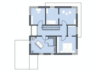Massivhaus Freiberger von APR Hausbau, Stadtvilla Grundriss 2