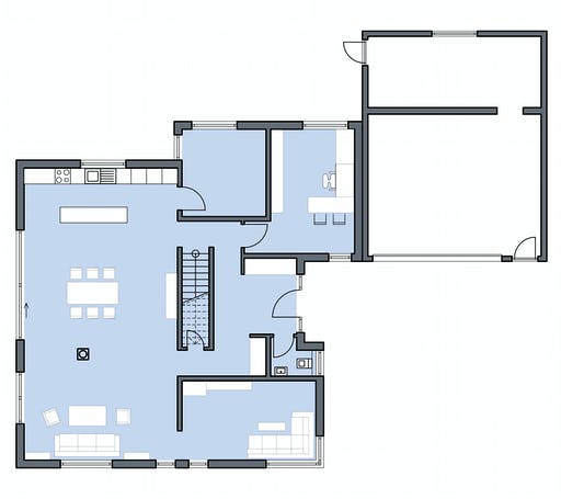 Massivhaus Götze von Plan-Concept Massivhaus, Satteldach-Klassiker Grundriss 1