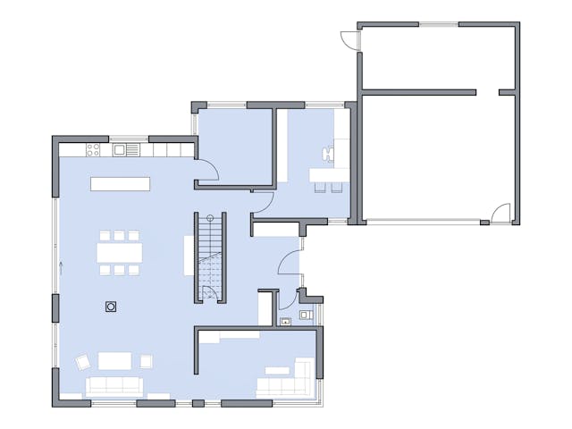 Massivhaus Götze von Plan-Concept Massivhaus, Satteldach-Klassiker Grundriss 1 Massivhaus Götze von Plan-Concept Massivhaus, Satteldach-Klassiker Grundriss 1