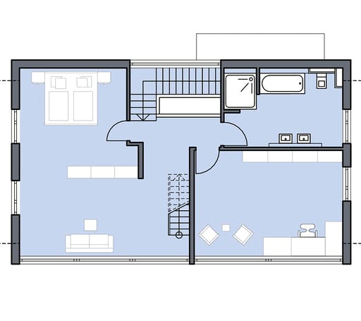 Massivhaus Immel von Plan-Concept Massivhaus, Satteldach-Klassiker Grundriss 2