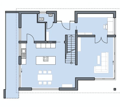 Massivhaus Ohlig von Plan-Concept Massivhaus, Satteldach-Klassiker Grundriss 1