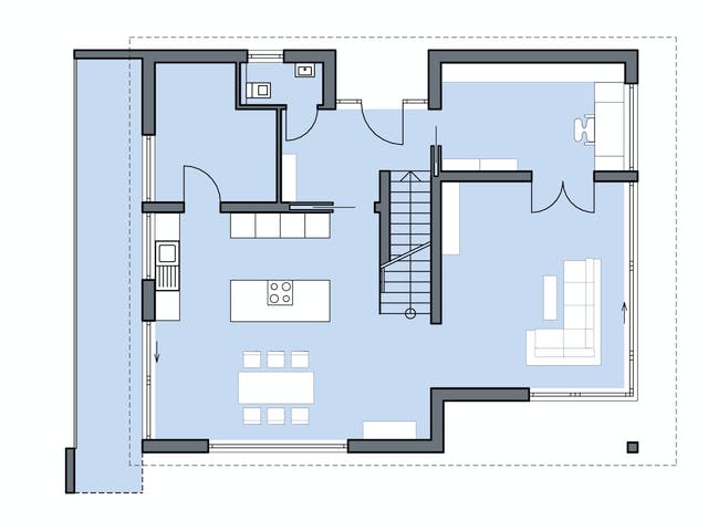 Massivhaus Ohlig von Plan-Concept Massivhaus, Satteldach-Klassiker Grundriss 1