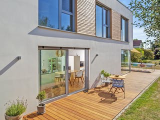 Massivhaus Poschmann von Plan-Concept Massivhaus, Cubushaus Außenansicht 7