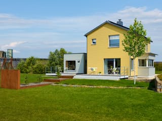 Fertighaus PlanMit S1 von Bau-Fritz, Satteldach-Klassiker Außenansicht 13