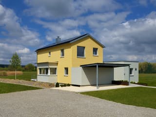 Fertighaus PlanMit S1 von Bau-Fritz, Satteldach-Klassiker Außenansicht 18