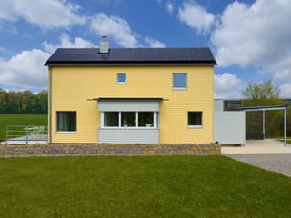 Fertighaus PlanMit S1 von Bau-Fritz, Satteldach-Klassiker Außenansicht 8