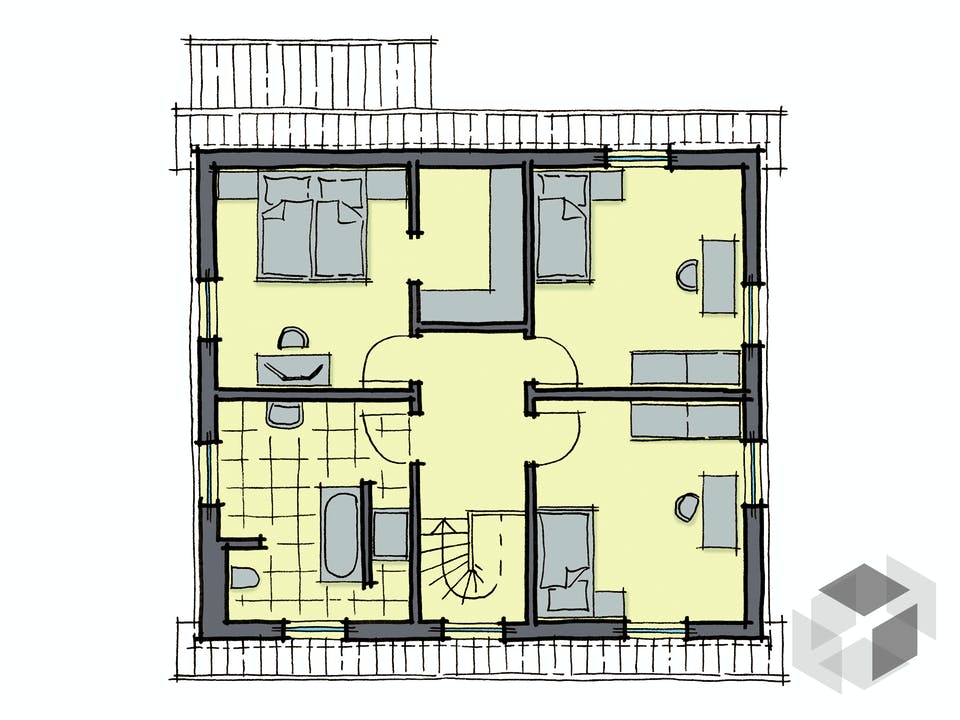 Platanenallee - Var. 1 von GUSSEK HAUS Grundriss