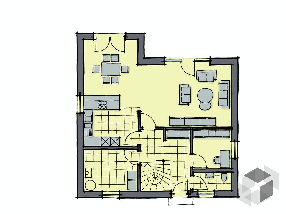 Platanenallee - Var. 1 von GUSSEK HAUS Grundriss