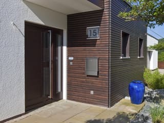 Fertighaus Plettenberg von Regnauer Hausbau Schlüsselfertig ab 504600€, Cubushaus Außenansicht 9