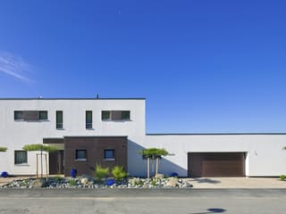 Fertighaus Plettenberg von Regnauer Hausbau Schlüsselfertig ab 504600€, Cubushaus Außenansicht 15