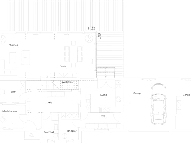 Fertighaus Plettenberg von Regnauer Hausbau Schlüsselfertig ab 504600€, Cubushaus Grundriss 1