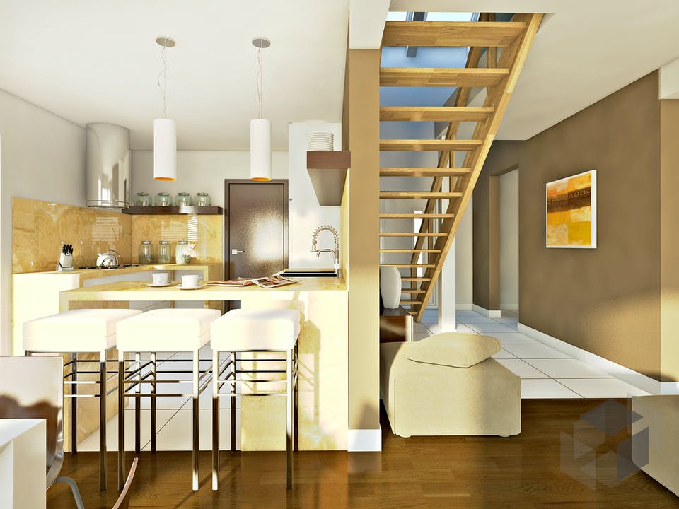 Point 119 A von DAN-WOOD HOUSE Innenansicht