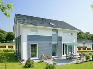 Fertighaus Point 129 A von Danwood - Österreich Schlüsselfertig ab 178700€, Satteldach-Klassiker Außenansicht 2