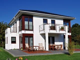 Fertighaus Potsdam von STREIF Haus, Stadtvilla Außenansicht 1