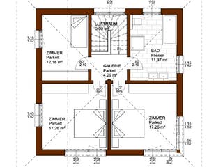 Blockhaus Prestige 129 von Rubner Haus Schlüsselfertig ab 310000€, Stadtvilla Grundriss 2