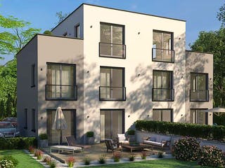 Massivhaus Pretium von AUREA Massivhaus, Cubushaus Außenansicht 1