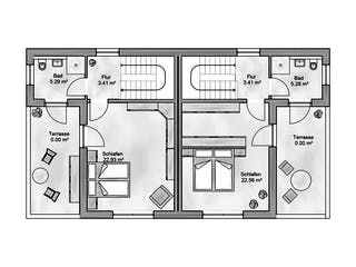 Massivhaus Pretium von AUREA Massivhaus, Cubushaus Grundriss 3